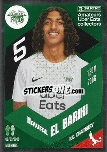 Sticker Nawfal El Bariki (RC Chambéry) - Foot 2023-2024
 n. UE18 - Panini