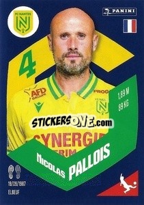 Figurina Nicolas Pallois - Foot 2023-2024
 n. 284 - Panini