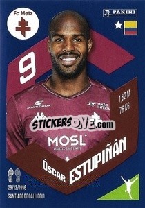 Cromo Óscar Estupiñán - Foot 2023-2024
 n. 227 - Panini