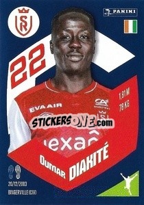 Figurina Oumar Diakité - Foot 2023-2024
 n. 371 - Panini