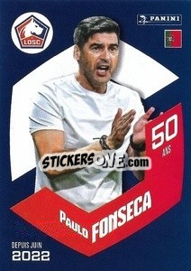 Cromo Paulo Fonseca (Lille) - Foot 2023-2024
 n. 6 - Panini