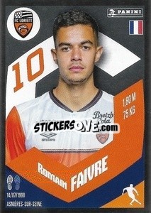 Sticker Romain Faivre (Le Génie) - Foot 2023-2024
 n. 144 - Panini