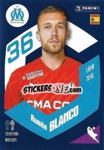 Cromo Rubén Blanco - Foot 2023-2024
 n. 190 - Panini