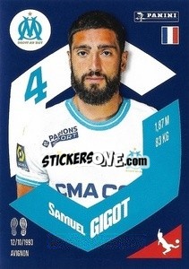 Sticker Samuel Gigot - Foot 2023-2024
 n. 194 - Panini