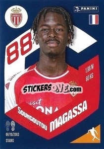 Cromo Soungoutou Magassa - Foot 2023-2024
 n. 246 - Panini