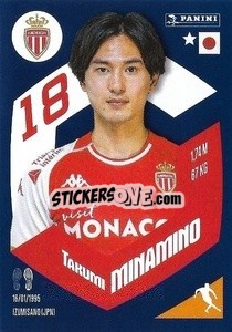 Figurina Takumi Minamino - Foot 2023-2024
 n. 247 - Panini