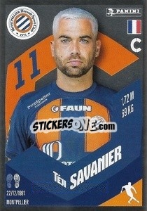 Cromo Téji Savanier (Le Génie) - Foot 2023-2024
 n. 269 - Panini