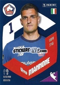 Figurina Vito Mannone - Foot 2023-2024
 n. 113 - Panini