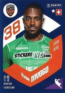 Figurina Yvon Mvogo - Foot 2023-2024
 n. 135 - Panini
