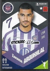 Cromo Zakaria Aboukhlal (L'As) - Foot 2023-2024
 n. 436 - Panini