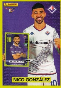 Sticker Nico Gonzalez (Fiorentina) - Calciatori 2023-2024
 n. P5 - Panini