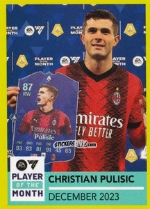 Cromo Cristian Pulisic (December 2023) - Calciatori 2023-2024
 n. PM4 - Panini
