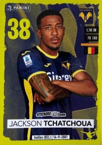 Sticker Jackson Tchatchoua (Upgrade) - Calciatori 2023-2024
 n. U16 - Panini