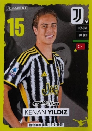 Cromo Kenan Yıldız (Upgrade) - Calciatori 2023-2024
 n. U20 - Panini