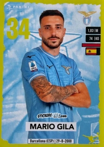 Sticker Mario Gila (Upgrade) - Calciatori 2023-2024
 n. U21 - Panini