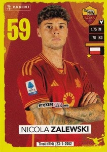 Cromo Nicola Zalewski (Upgrade) - Calciatori 2023-2024
 n. U32 - Panini