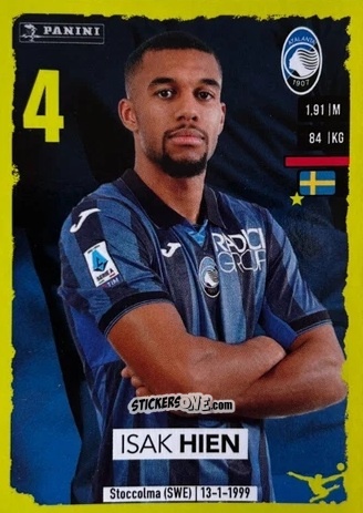 Cromo Isak Hien (Atalanta) - Calciatori 2023-2024
 n. U41 - Panini