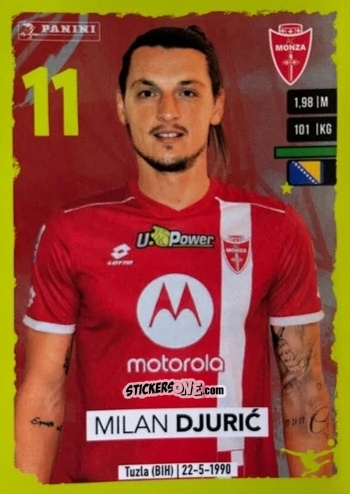 Sticker Milan Đurić (Monza) - Calciatori 2023-2024
 n. U63 - Panini