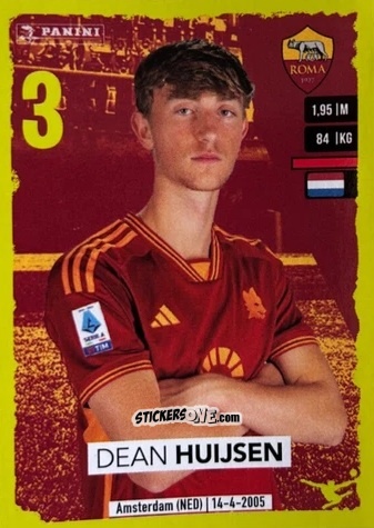 Sticker Dean Huijsen (Roma) - Calciatori 2023-2024
 n. U70 - Panini