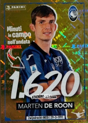 Sticker Marten De Roon - Calciatori 2023-2024
 n. 19g - Panini