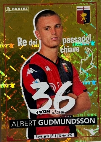 Cromo Albert Gudmundsson - Calciatori 2023-2024
 n. 175g - Panini