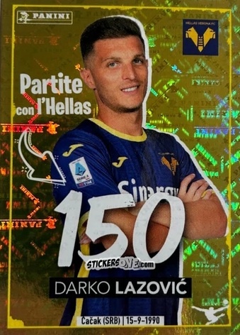 Sticker Darko Lazović - Calciatori 2023-2024
 n. 194g - Panini
