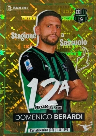 Figurina Domenico Berardi - Calciatori 2023-2024
 n. 447g - Panini