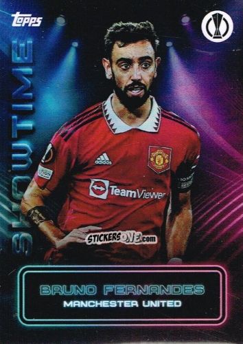 Sticker Bruno Fernandes - Showtime UEFA Club Competitions 2022-2023
 n. 31 - Topps