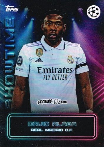 Sticker David Alaba - Showtime UEFA Club Competitions 2022-2023
 n. 46 - Topps