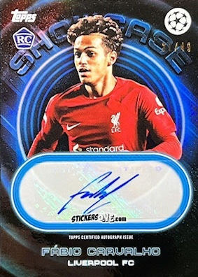 Sticker Fabio Carvalho - Showtime UEFA Club Competitions 2022-2023
 n. A25bu - Topps