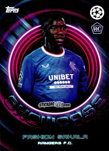 Figurina Fashion Sakala - Showtime UEFA Club Competitions 2022-2023
 n. 89 - Topps