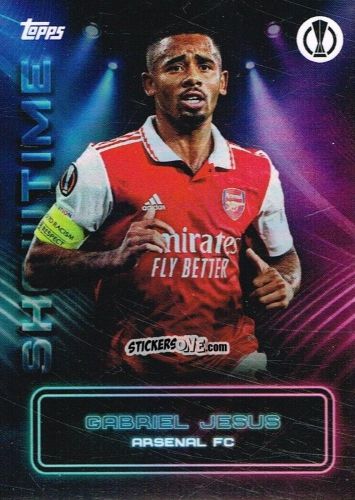 Figurina Gabriel Jesus - Showtime UEFA Club Competitions 2022-2023
 n. 2 - Topps