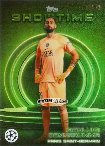Sticker Gianluigi Donnarumma - Showtime UEFA Club Competitions 2022-2023
 n. 61gr - Topps