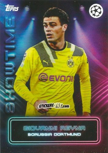 Cromo Giovanni Reyna - Showtime UEFA Club Competitions 2022-2023
 n. 18 - Topps