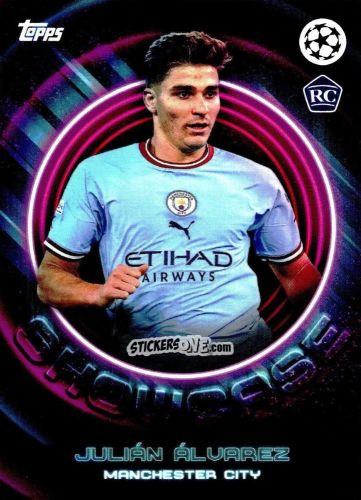 Cromo Julián Álvarez - Showtime UEFA Club Competitions 2022-2023
 n. 83 - Topps