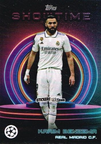 Figurina Karim Benzema - Showtime UEFA Club Competitions 2022-2023
 n. 66 - Topps