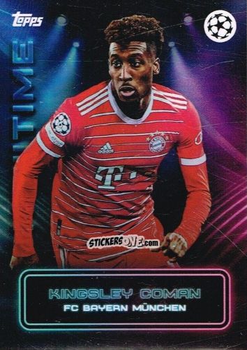 Sticker Kingsley Coman - Showtime UEFA Club Competitions 2022-2023
 n. 39 - Topps