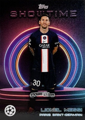 Cromo Lionel Messi - Showtime UEFA Club Competitions 2022-2023
 n. 64 - Topps