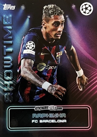 Sticker Raphinha - Showtime UEFA Club Competitions 2022-2023
 n. 8 - Topps