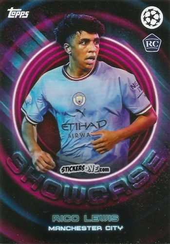 Cromo Rico Lewis - Showtime UEFA Club Competitions 2022-2023
 n. 84 - Topps