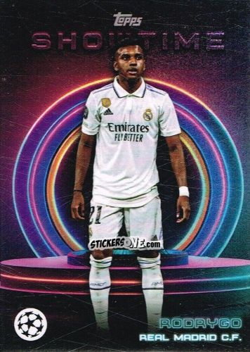 Figurina Rodrygo - Showtime UEFA Club Competitions 2022-2023
 n. 67 - Topps