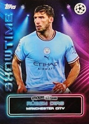Figurina Rúben Dias - Showtime UEFA Club Competitions 2022-2023
 n. 26 - Topps