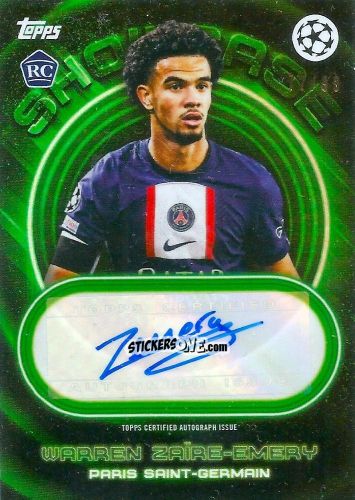 Sticker Warren Zaire-Emery - Showtime UEFA Club Competitions 2022-2023
 n. A28 - Topps