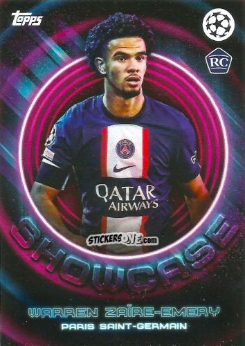 Sticker Warren Zaire-Emery - Showtime UEFA Club Competitions 2022-2023
 n. 87 - Topps