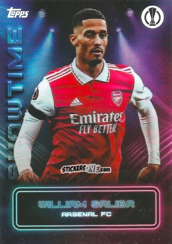 Sticker William Saliba - Showtime UEFA Club Competitions 2022-2023
 n. 5 - Topps