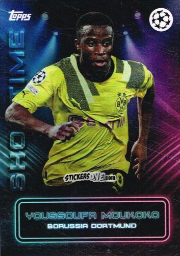 Cromo Youssoufa Moukoko - Showtime UEFA Club Competitions 2022-2023
 n. 17 - Topps
