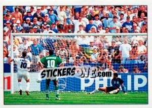 Cromo Italia-Nigeria 2-1 - Supercalcio 1994-1995 n. P7 - Panini