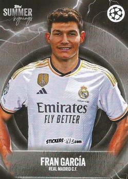Cromo Fran García - UEFA Club Competitions Summer Signings 2023-2024
 n. 12 - Topps