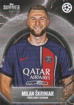 Sticker Milan Škriniar - UEFA Club Competitions Summer Signings 2023-2024
 n. 33 - Topps