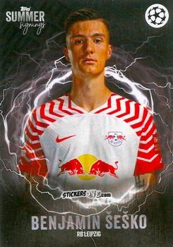 Figurina Benjamin Šeško - UEFA Club Competitions Summer Signings 2023-2024
 n. 69 - Topps